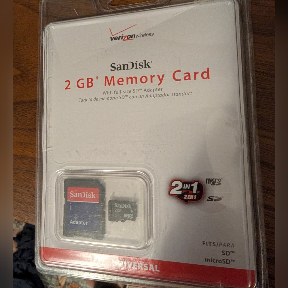 SanDisk Micro SD card 2G Memory Card